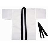 アーテック カラー不織布ハッピ 子供用 S 白 001298