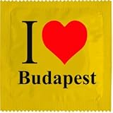 Lustiges Kondom - Modell Ungarn - aus dünnem und strapazierfähigem Latex - bedruckt in Frankreich - Lustiges Verdeck für Männer - Originelle Überraschung