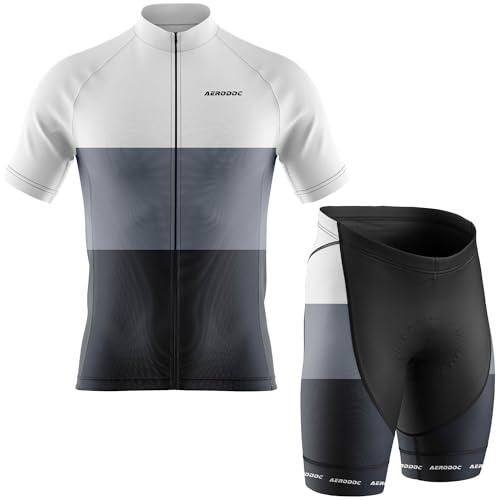 Image of Neutral Color Cycling Jersey - Half & Full Sleeves, Matching Bib & Non-Bib Shorts
