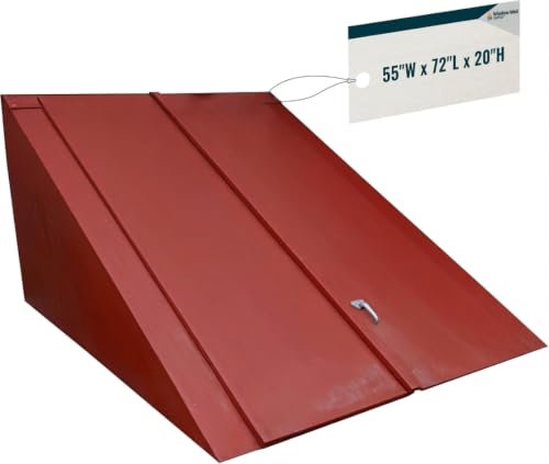 Steelway Angled Basement Door - Fully Welded