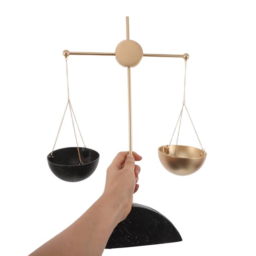 Petite Balance Métal DOITOOL Figurine Décorative pour Salon - 5