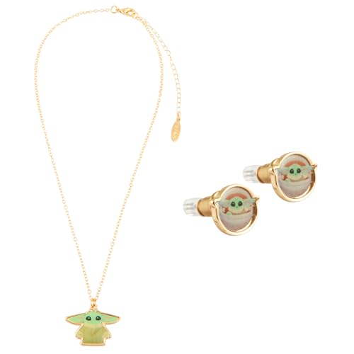 Disney Stitch Girls Jewellery Set, Friendship Necklace Earrings Bracelet Rings - Stitch Gifts