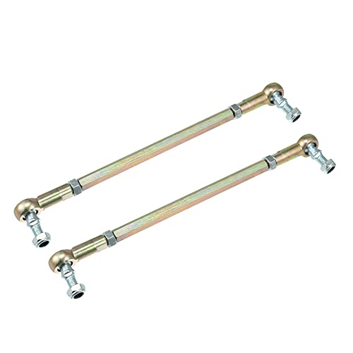 X AUTOHAUX 2pcs M8 200mm Steering Tie Rod Ball Joint for 50cc 70cc 90cc 110cc 125cc 150cc 200cc 250cc ATV Four Wheeler Quad Steering Suspension