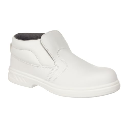 Portwest Chaussure Montante S2 Steelite, Couleur: Blanc, Taille: 43, FW83WHR43