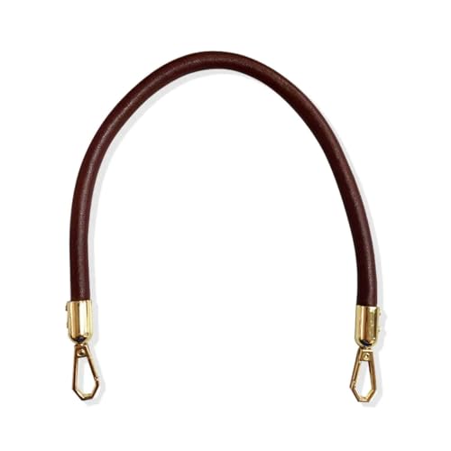 Alça Sintética em PU para Bolsas e Artesanato - 40cm - Circulo (30-Marrom)