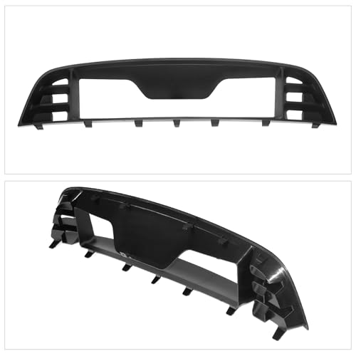 FREEMOTOR802 Front Bumper Replacement For 2010-2014 Ford Mustang GT500 & 2013-2014 Ford Mustang V6 GT Models, GT500 Style Unpainted PP Full Bumper Conversion Kit - with Upper Lower Grille Lip Splitter