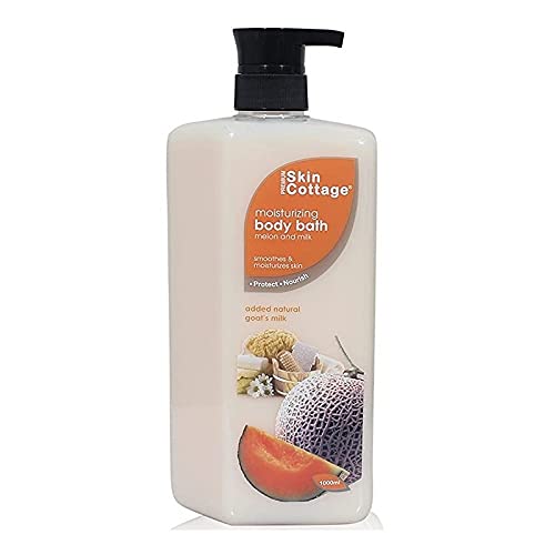 Skin Cottage Moisturising Body Bath Melon & Milk 1000ml
