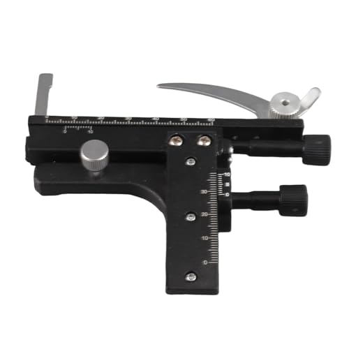 Professionelle Aufsteckbare Mechanische X-Y Bewegliche Bühnenmessschieber Mit Skala Für Mikroskop (Für Mikroskop Messung)