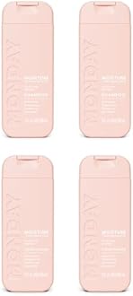 MONDAY Haircare MOISTURE Shampoo + Conditioner with Hyaluronic Acid & Shea Butter for Dry & Dull Hair 90 mL (Dual Set)