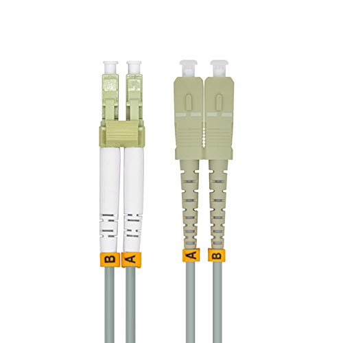 Cable de fibra óptica para interior OM2 de 200m LC a SC, solución dúplex blindada multimodo 2