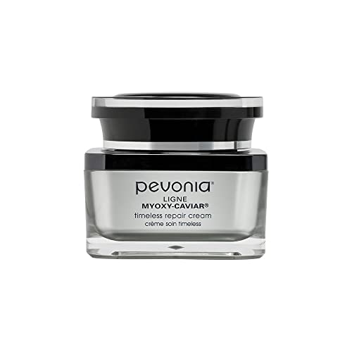 Pevonia Timeless Repair Cream - De-Aging Skin Cream for Face and Neck - Moisturizing Repair Lotion for Dehydrated Skin - Plant-Based & Caviar Facial Cream for Wrinkle Reduction - 1.7 Oz Container