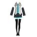 Womens Anime Cosplay Costume JK Sailor Dress High School Uniform Halloween Full Set (L, Grey)