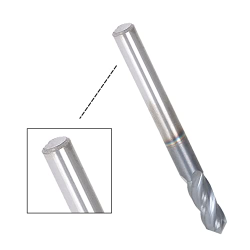 Image of kimllier 1 /4 Inch 4 Flute Helix Carbide Square End Mill Tialn Coated 90 Degree CNC Square Nose End Mill Bits Straight Shank Drill Bits