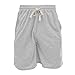 xoxingysm Mens Summer Shorts 2024 Fashion Ripped Athletic Shorts Elastic Waist Drawstring Casual Shorts Pockets Beach Shorts Grey