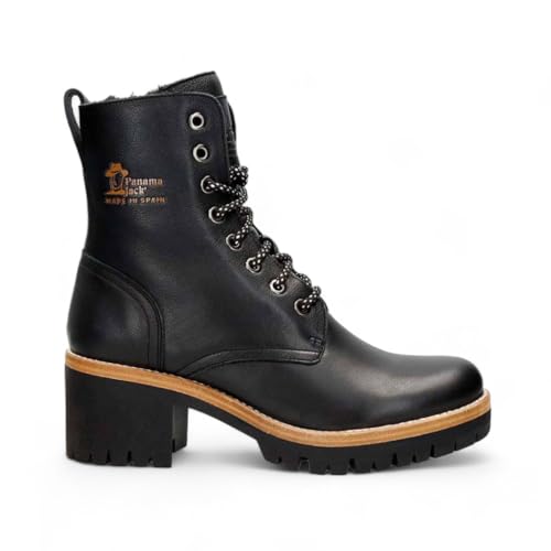 Panama Jack Botines de Cuero Padma B11 para Mujer