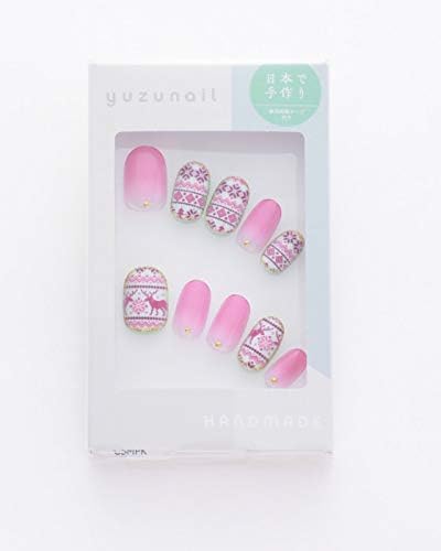 ゆずネイル ネイルチップ ピンク系 新作製品 世界最高品質人気 冬 カジュアル D R Csmpk 雪 クリスマス デート