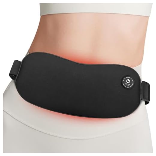 Portable Heating Pad Cordless Period Heating Pad for Cramps Menstrual Heat pad Electric Rechargeable Battery Included 5000mAh for Long Time Use