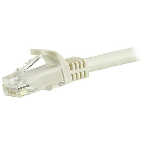 StarTech.com 15m White Gigabit Snagless RJ45 UTP Cat6 Patch Cable - 15 m Patch Cord - Cat 6 Patch Cable