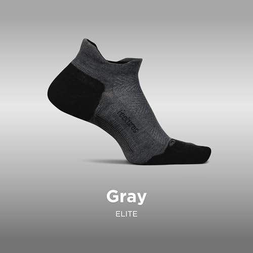 Image of Feetures Elite Max Cushion No Show Tab - Running Socks for Men & Women, Athletic Compression Socks, Moisture Wicking