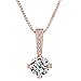 Halsketten Damen Fashion Zircon Pendant Necklace Clavicle Chain Jewelry ,Geschenk für Freuen, Herren, Freundin, Mutter, Schwester