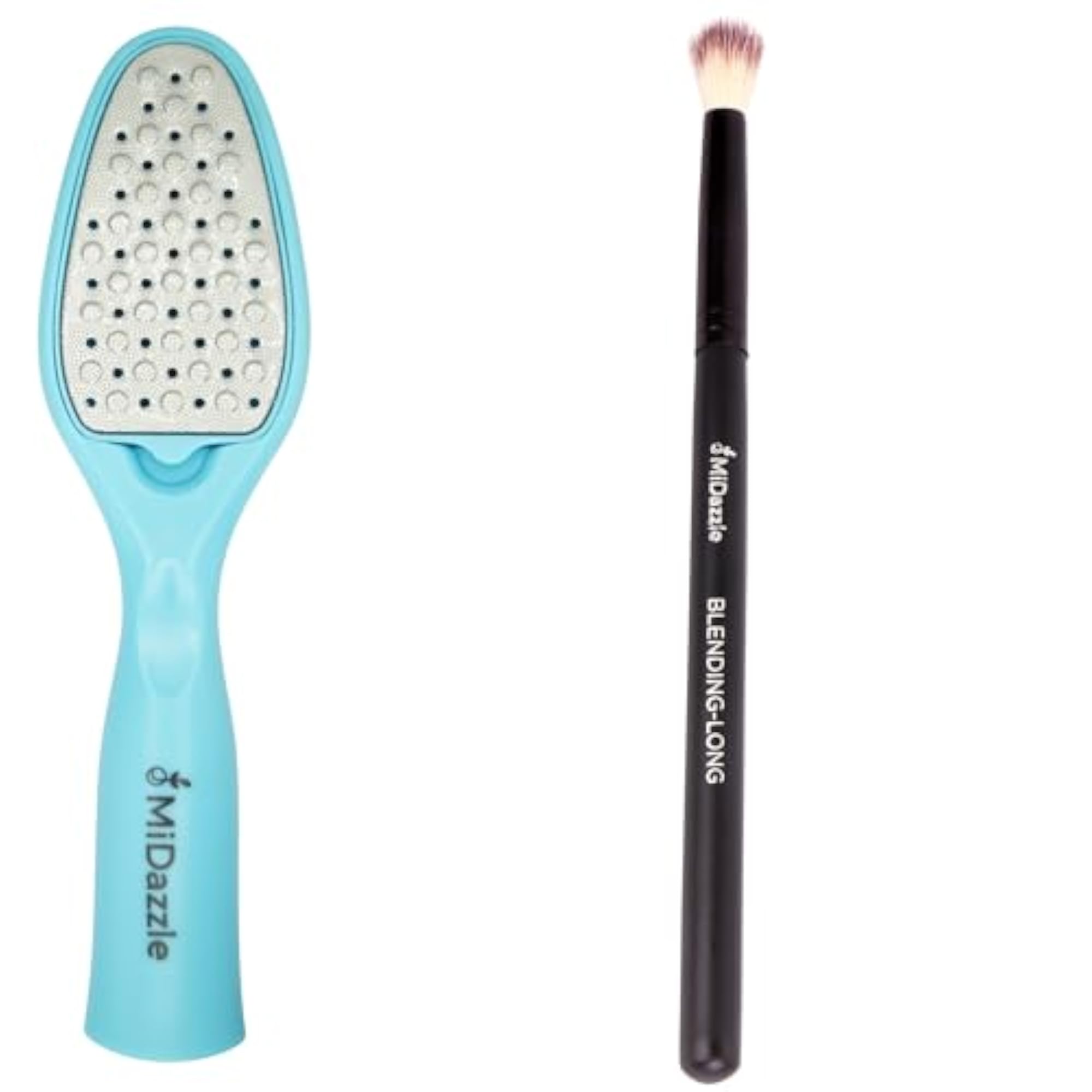 Midazzle 2-in-1 Foot Scrubber with Makeup Brush