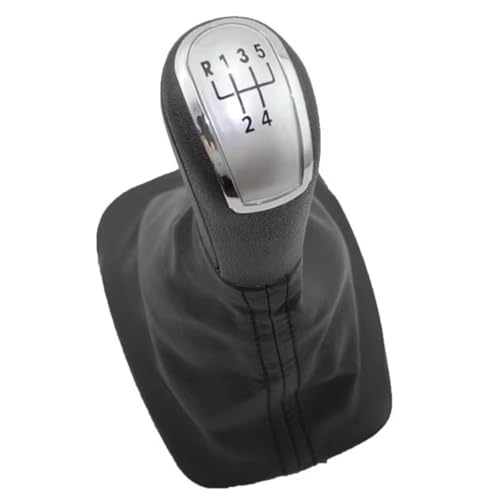 Cambio Marchas Compatible Con Skoda Para Fabia 1 MKI 2000 2001 2002 2003 2004 2005 2006 2007 2008 5 Velocidades Perilla De Caja De Cambios De Coche Tapa Plateada