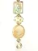 Arts & Crafts Mission Design Natural Cream, Tan, Brown and Green Craftsmen Ceiling Fan Pull Chain