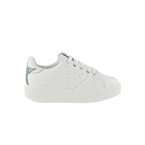 Victoria Of Spain Kids White Sneakers Leather Appliqué