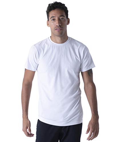 360° Sweatproof Undershirt with Neat Tech | Full Shirt Protection, not just Armpit | Moisture Wicking | Breathable (White,Small)