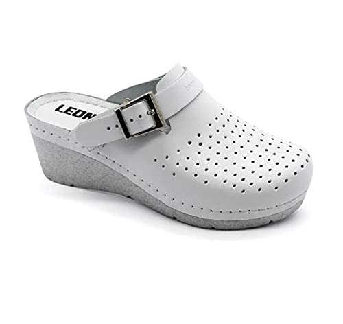 Mules en cuir femme LEON 1000 sabots artisanaux de haute qualité