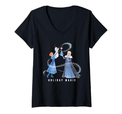 T-shirt Reine des Neiges Elsa Anna Olaf le cadeau magique pour femme