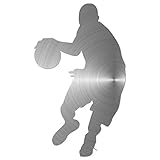 Tamaño:150mm JasonCarlMorgan JCM Jugador de Baloncesto Coche Maletero Pegatina, Cromo