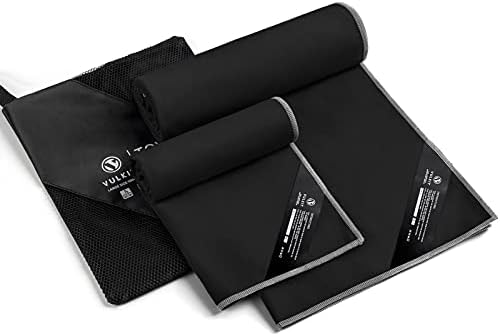 VULKIT Microfibre Towel 2Pcs Gym Towel Microfiber Bath Towel Quick Drying Cooling Lightweight Soft for Running Travel Yoga Sports