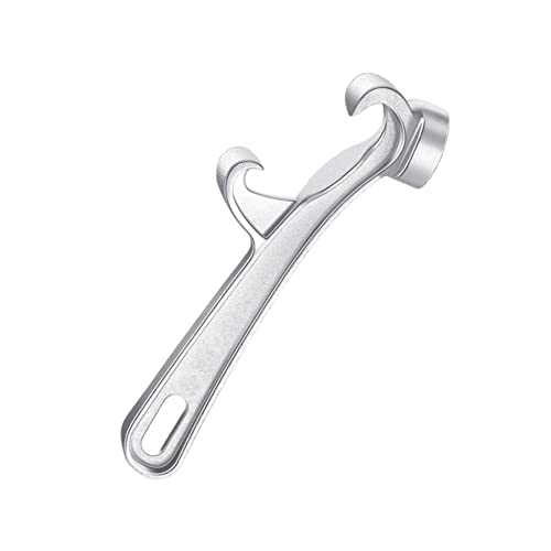 5 Gallon Aluminum Bucket Pail Opener Silver Buckets Lid Wrench Can Opener Lid Remover Tool Sturdy Pail Opener For Home Office #TOP3