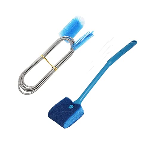 最安値 Sinonome パイプブラシ 水槽ブラシ ホースクリーナー 水槽クリーナー チューブブラシ ワイヤーブラシ コケ取り 掃除用品 両面洗浄 フィルタブラシ 強力清潔 2個セットの価格比較