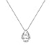 dmsc Collier simple pour femme avec pendentif marionnette en acier inoxydable en forme de coquillage (couleur : acier or blanc)