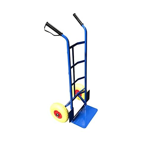 G-Rack Steel Sack Truck with Anti Puncture Tyres and 325kg Load Capacity (Blue) Cover