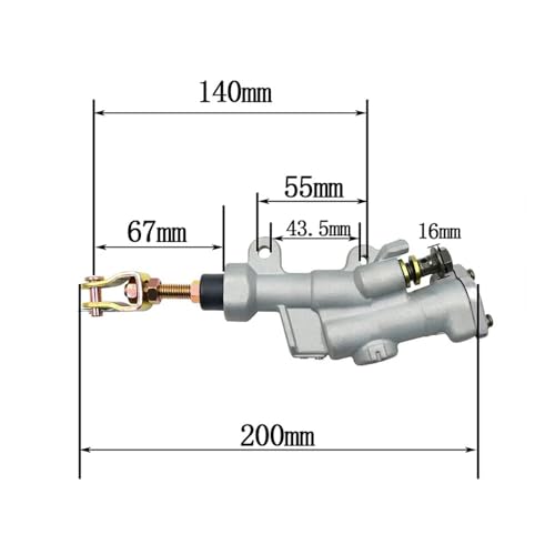 Cilindro de freno trasero para Yamaha XT250 WR250F YZ125 5