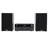 AIWA MSBTU-550 Mini Sistema Hi-Fi Stereo 50W RMS con Bluetooth 5.0, CD/MP3, USB (riproduzione e ricarica), Radio FM-PLL, AUX RCA/3,5 mm, Hyperbass, DSP Colore nero