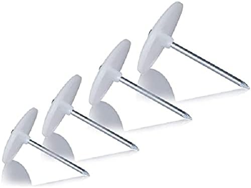 F-tronic7440006 Nail Disc with Mount Steel Nail 35 mm Diameter, White
