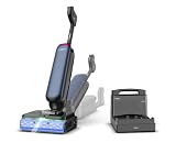 Tineco Floor One Station S9 Artist Aspiradora Fregadora-Relleno automático, StreakFree Rascador, Limpieza HydroBurst, DualBlock Anti-Tangle, FlashDry a 85℃, SilentDry de 45 Db(A)*, Lay-Flat de 180°