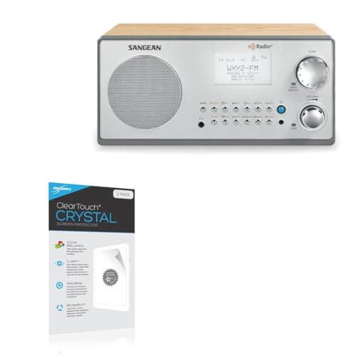 BoxWave Screen Protector Compatible with Sangean HDR-18 - ClearTouch Crystal (2-Pack), HD Film Skin - Shields from Scratches