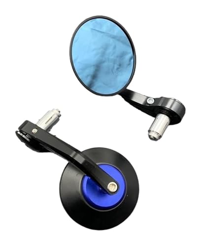 Motos laterales espejos CNC para Ducati Monster 695 821 1200, retrovisores black blue