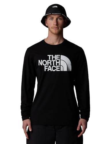 The North Face - T-Shirt pour Hommes Half Dome - Manches Longues - TNF Black - M