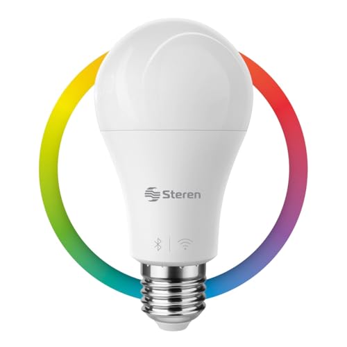 La mejor comparación de Foco Inteligente Steren - los preferidos. 47 Gateway Wi-Fi con función de foco LED RGB+W multicolor de 9 W