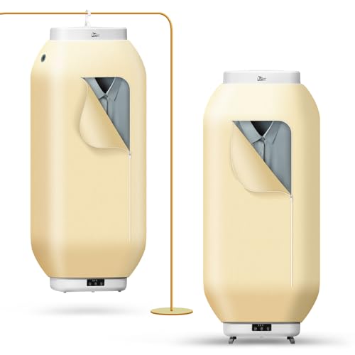 Uten Tragbarer Wäschetrockner, 600 W Abnehmbarer Trockner, Elektrischer Wäschetrockner mit Timer, Bodenstehend und Hänge...