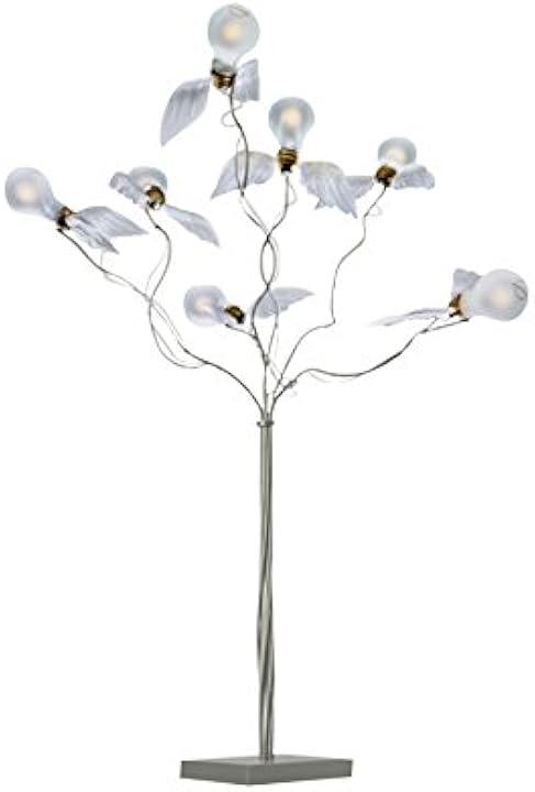Ingo maurer birdie`s busch lampada da tavolo in metallo ali in piume d?oca sette lampadine a basso voltaggio 106500