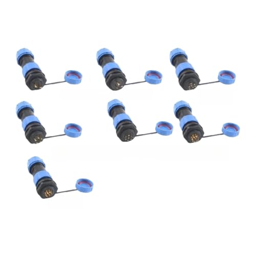 Conector impermeable IP68 de panel aéreo Sp16 de 5 pines para conexiones seguras 2