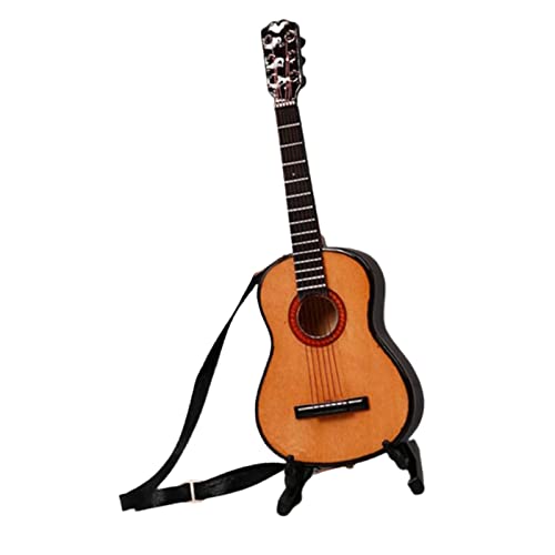 predolo Guitare électrique D’échelle de 1/6 avec Stand de Musique Miniature Jouet - Les Beatles, Paul McCartney, John Lennon, RIngo Starr, George Harrison predolo Guitare électrique D'échelle de 1/6 avec Stand de Musique Miniature Jouet