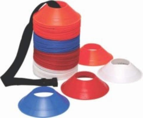 Speed Agility Training Space Soccer Saucer Ground Marker Cone - Multicolour (Pack of 40)| for Football, Cricket, Track and Field Sports-picture-12